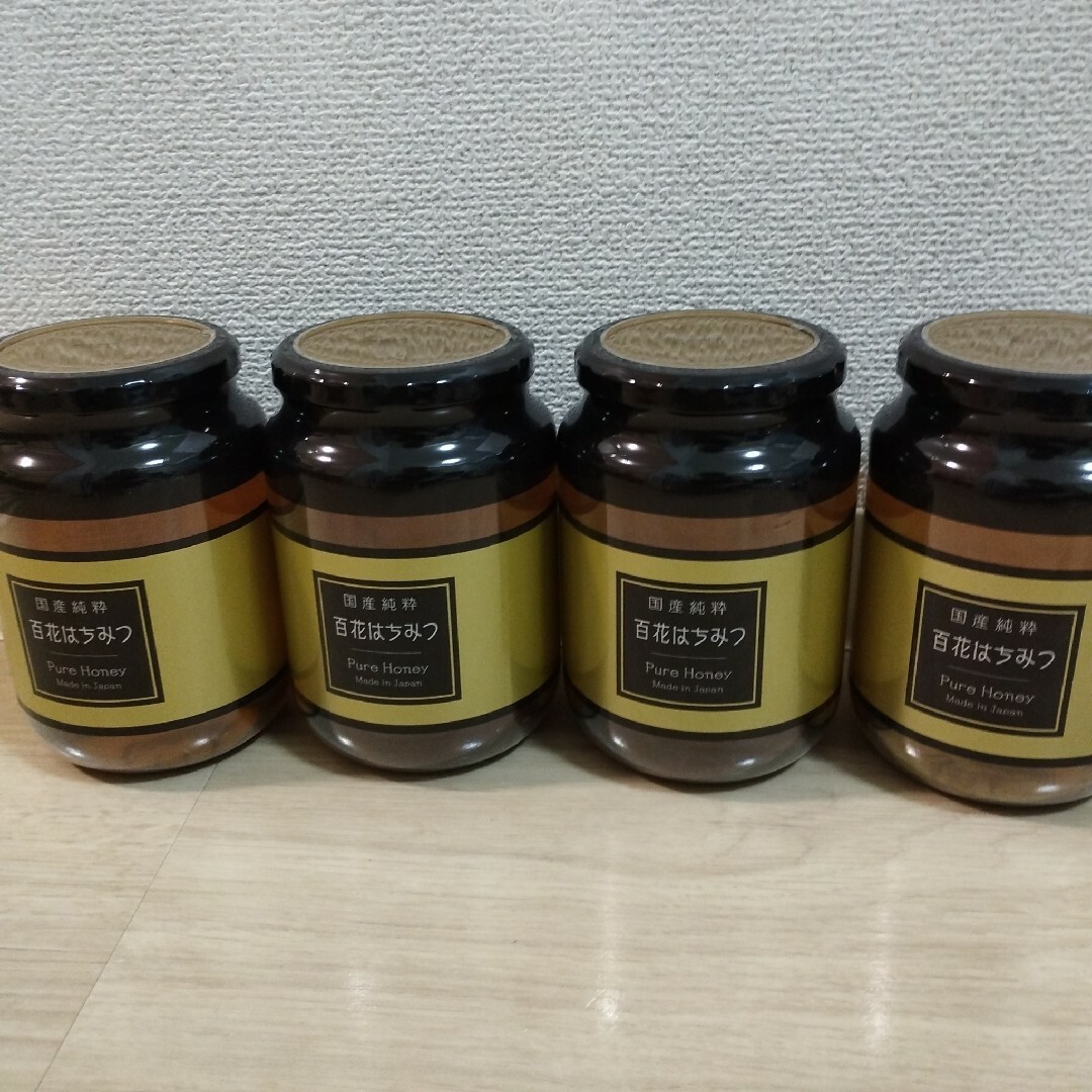 国産純粋百花はちみつ 1kg×4個 - その他
