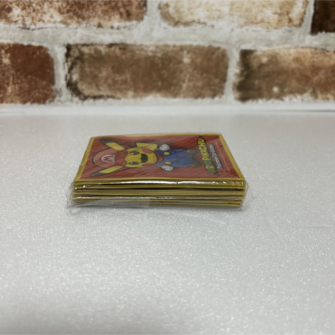 未使用品 マリオピカチュウ 京都限定 スリーブ 64枚 ポケモンカード 美品