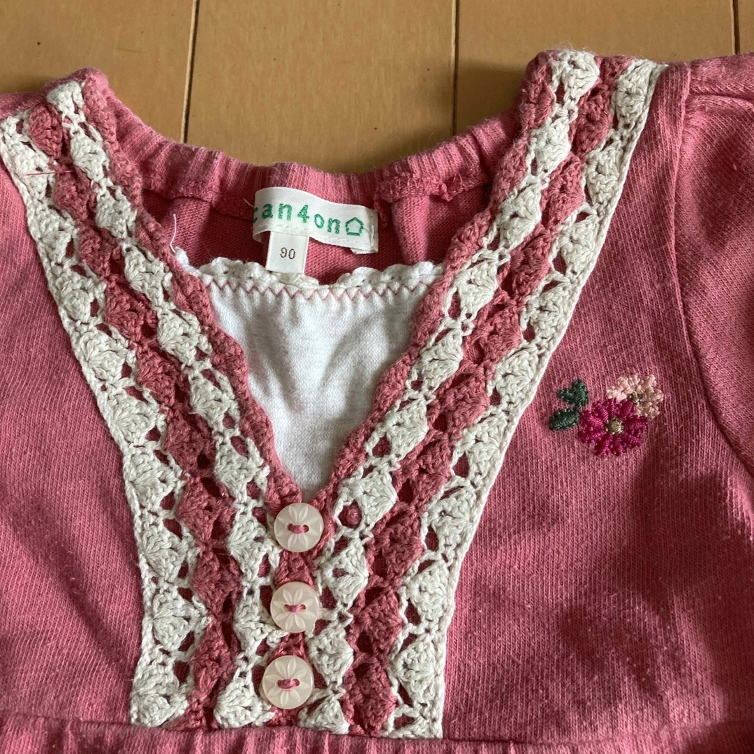 3can4on(サンカンシオン)の90センチ　2枚セット キッズ/ベビー/マタニティのキッズ服女の子用(90cm~)(ワンピース)の商品写真