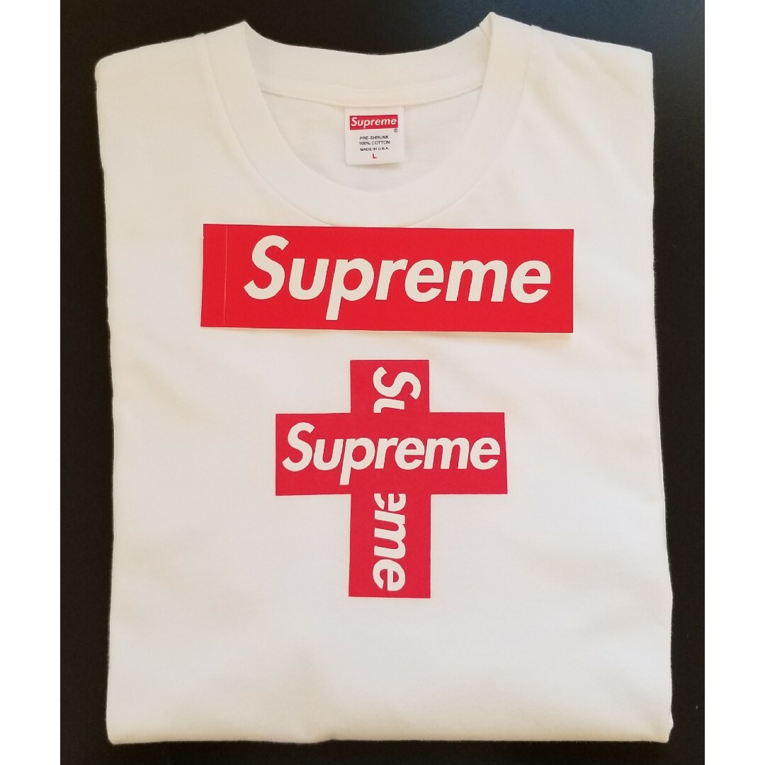 Supreme　クロスボックスロゴ　ボックスロゴ　半袖　Tシャツ