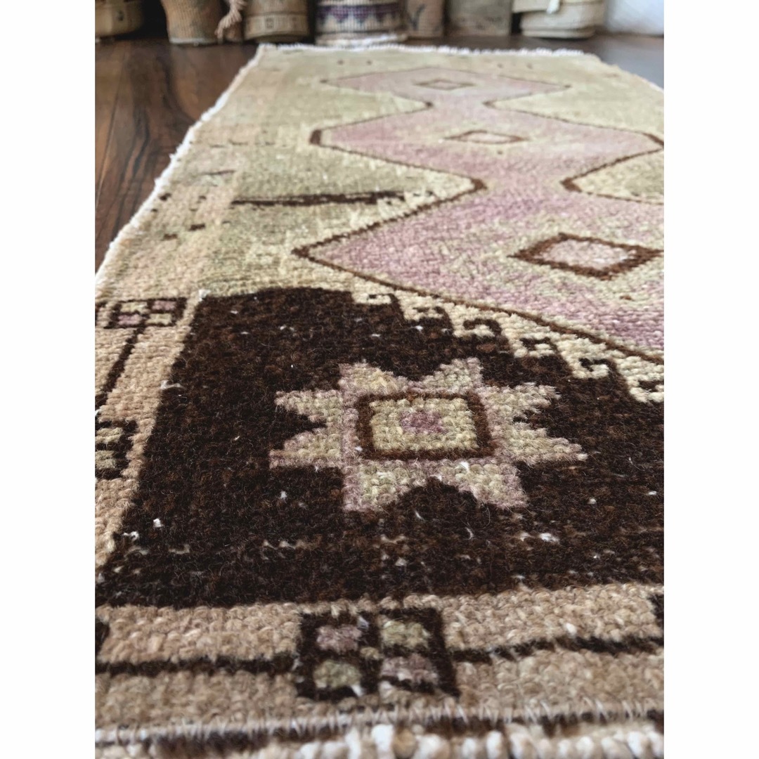 47×90 "Baccarat" ViNTAGE TURKiSH RUG 4