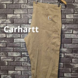 カーハート(carhartt)の90s Carharttカーハート　ベージュ　チノパン　W36　w40　古着(ワークパンツ/カーゴパンツ)