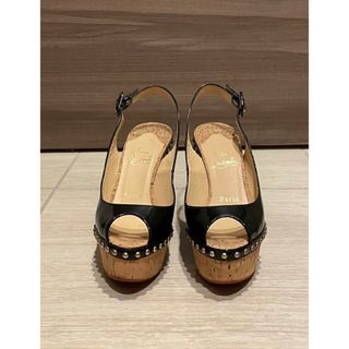 クリスチャンルブタン(Christian Louboutin)のルブタン ウェッジソール3回使用のみの美品23〜23.5cm位の方にお勧め(サンダル)