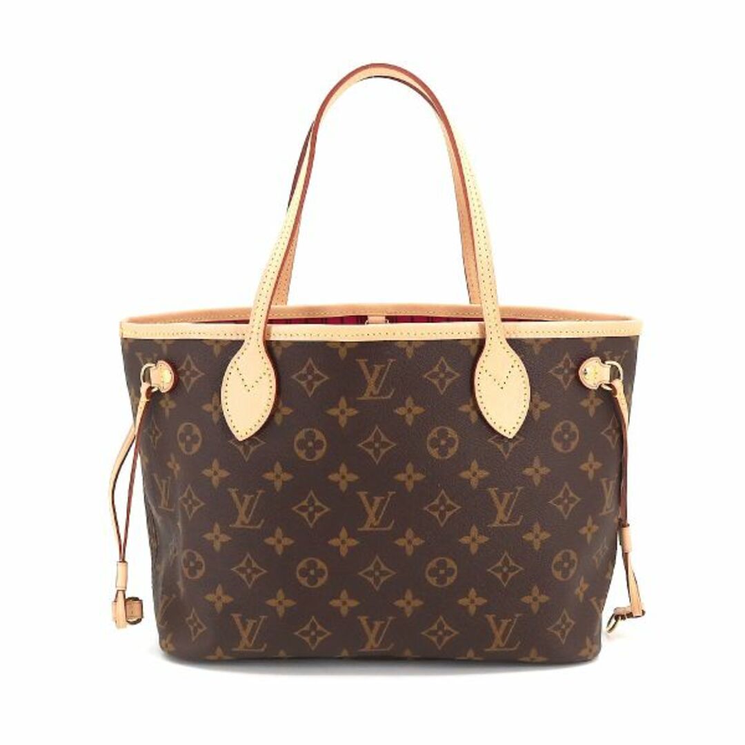 未使用 展示品 ルイ ヴィトン LOUIS VUITTON モノグラム ネヴァーフル PM トート バッグ ブラウン ピヴォワンヌ M41245 RFID VLP 90204502