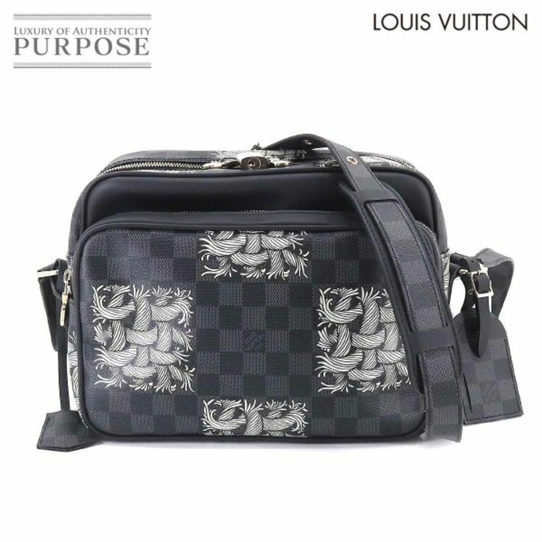 未使用 展示品 ルイ ヴィトン LOUIS VUITTON ダミエ グラフィット クリストファー ネメス ナイル PM ショルダー バッグ N41572 VLP 90204763