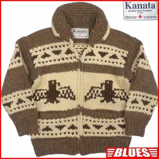 カウチン セーター kanata ニット XL カナダ製 カナタ HN1855