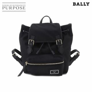 Bally - BALLY ミニリュック バックパック キャンバス レザー 黒系の ...