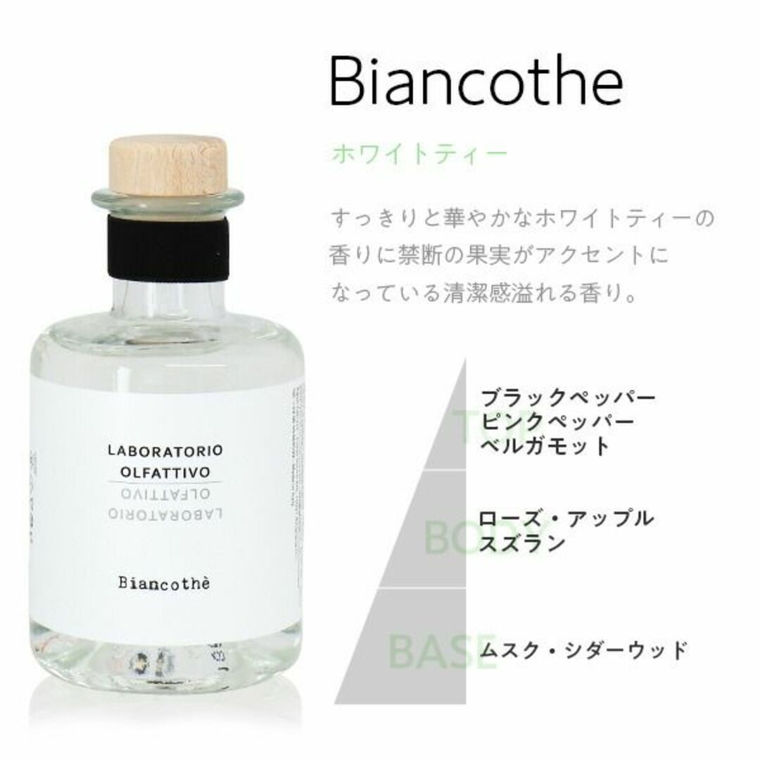 (KM0016)訳あり ラボラトリオ ビアンコテ 200ml コスメ/美容のリラクゼーション(アロマディフューザー)の商品写真