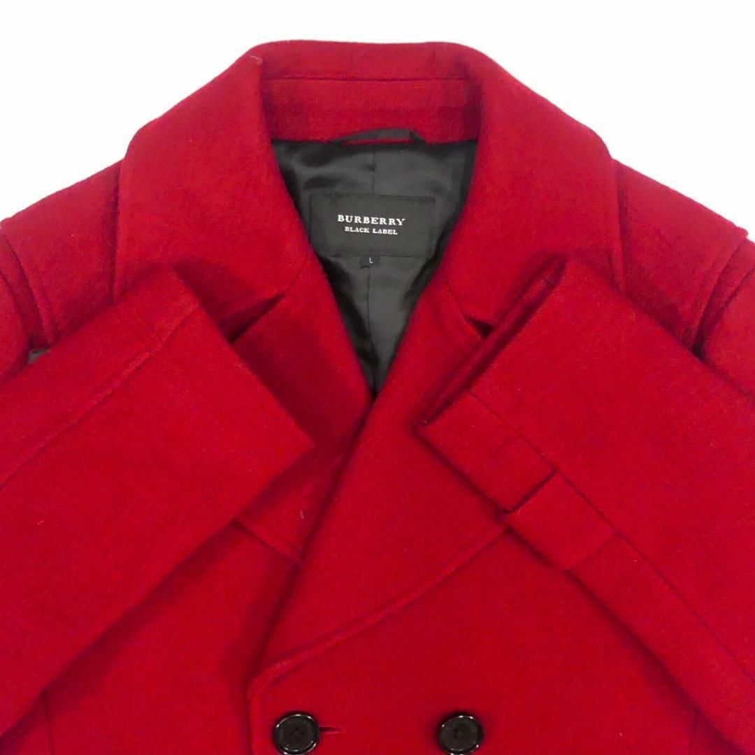 BURBERRY BLACK LABEL - 廃盤 Pコート バーバリーブラックレーベル L