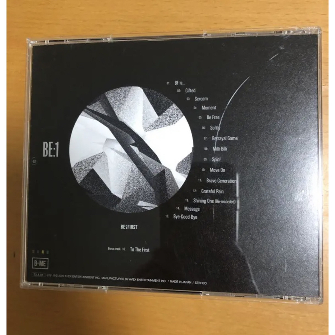 BE:FIRST BE:1 CD エンタメ/ホビーのCD(ポップス/ロック(邦楽))の商品写真
