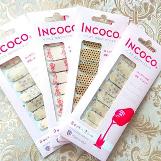 インココ(Incoco)のインココ 貼るだけマニキュア 4点セット　INCOCO ネイルシール(その他)