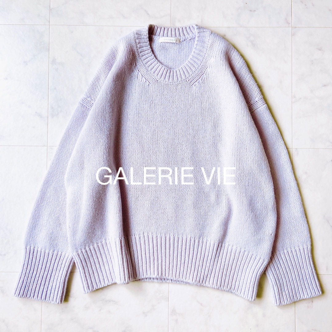 GALERIE VIE - 希少カラー＊GALERIE VIE ファインウールクルーネック ...