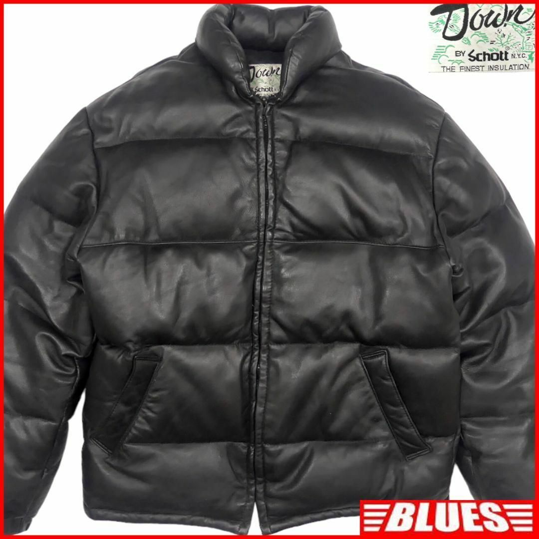 schott - アメリカ製 Schott 40 ショット L レザーダウンジャケット