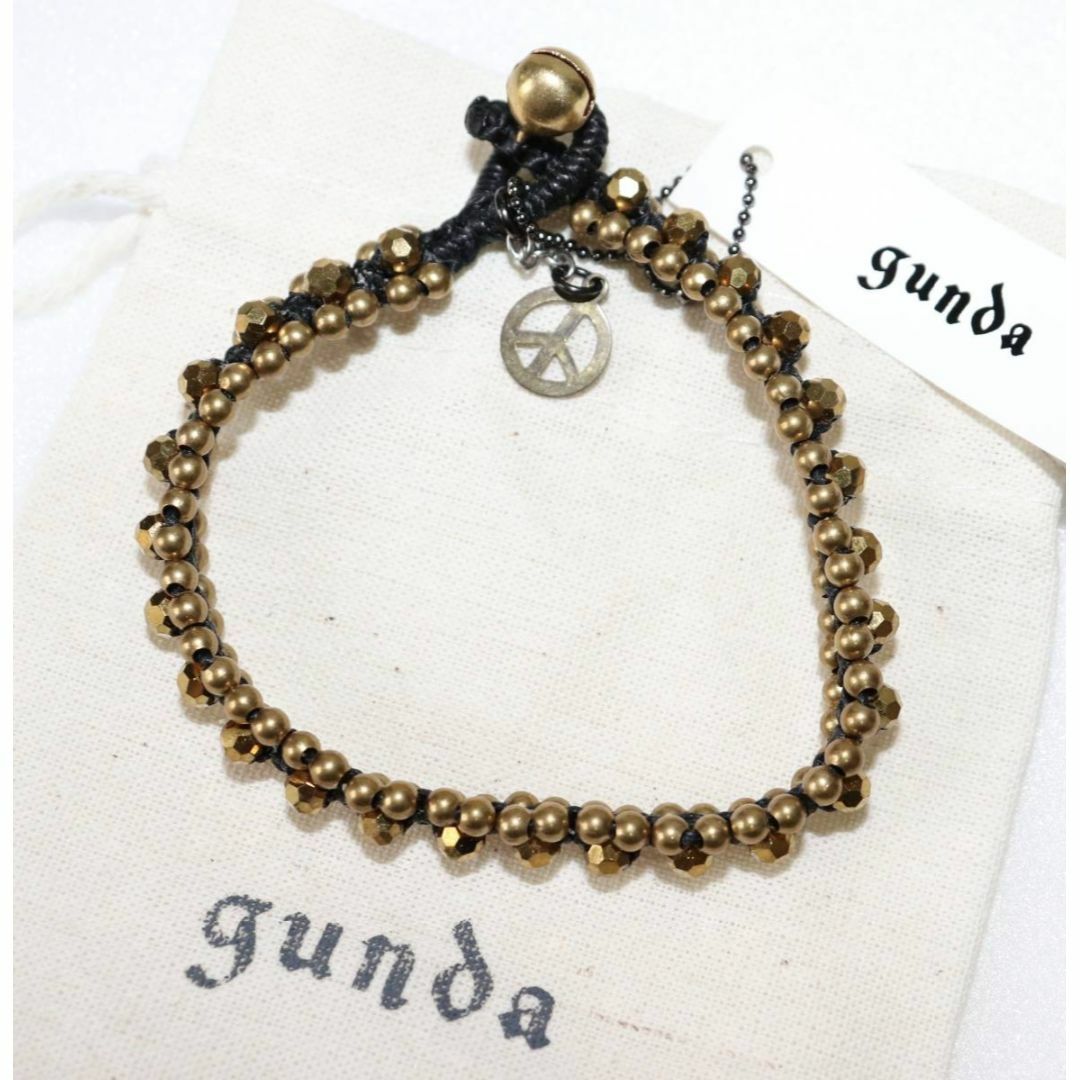 gunda (ガンダ)の新品 本物 gunda ガンダ BUBBLE 11 BR/Gold ブレスレット メンズのアクセサリー(ブレスレット)の商品写真