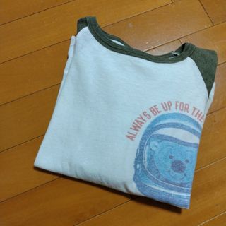 デニムダンガリー(DENIM DUNGAREE)のデニムダンガリー☆ラグラン ロンT  130センチ(Tシャツ/カットソー)