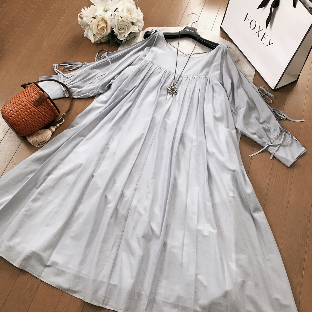 ADEAM Ruched smock Dress 剛力彩芽さん着用 DM掲載-