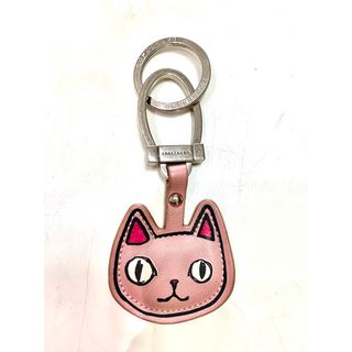 Longchamp ロンシャン　ミャオ　ねこ　ピンク　チャーム　キーリング　希少