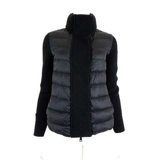 モンクレール(MONCLER)のモンクレール MAGLIONE TRICOT ダウンジャケット ニット XS 黒(ダウンジャケット)