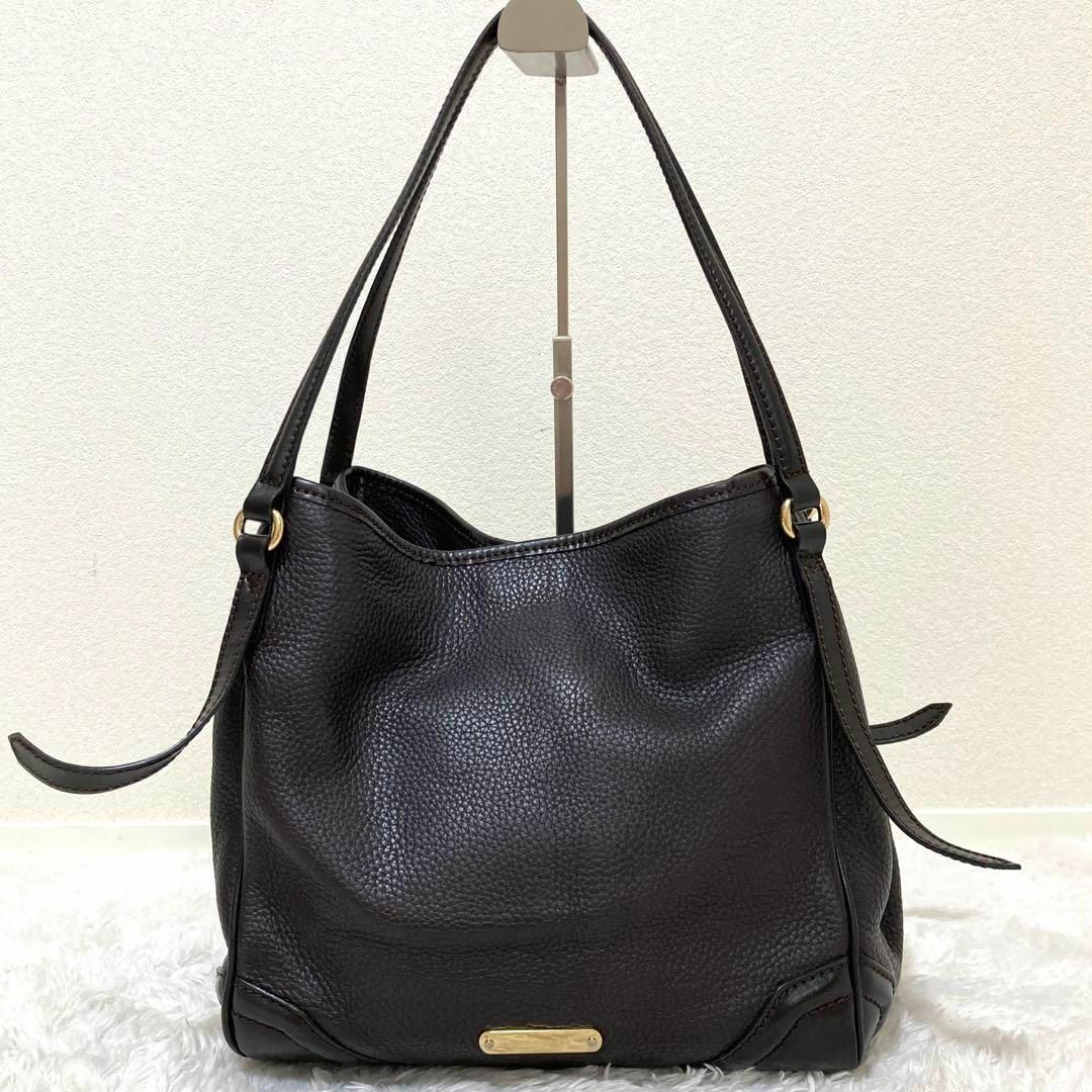 BURBERRY - 美品 バーバリー エスタブリッシュド トートバッグ