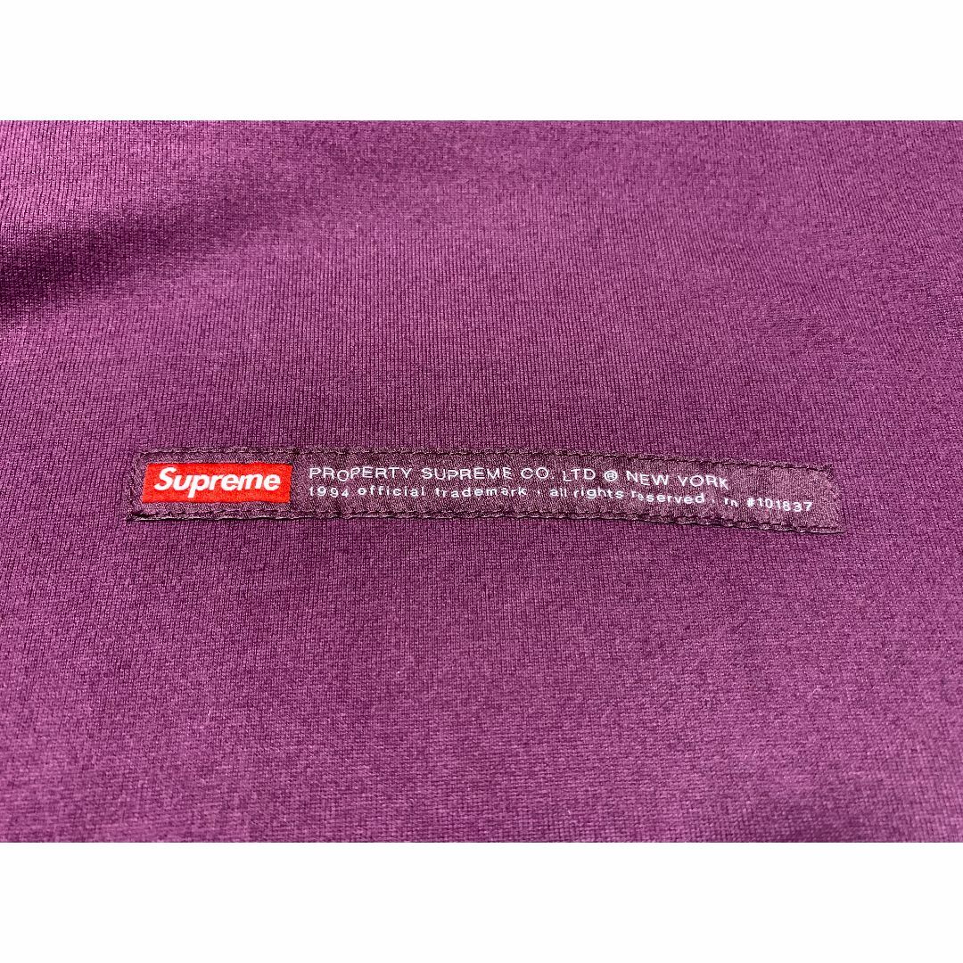 Lサイズ Supreme Property Label S/S Top パープル 3