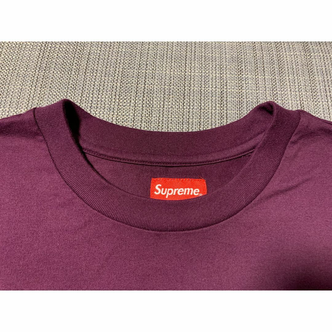 Lサイズ Supreme Property Label S/S Top パープル 5