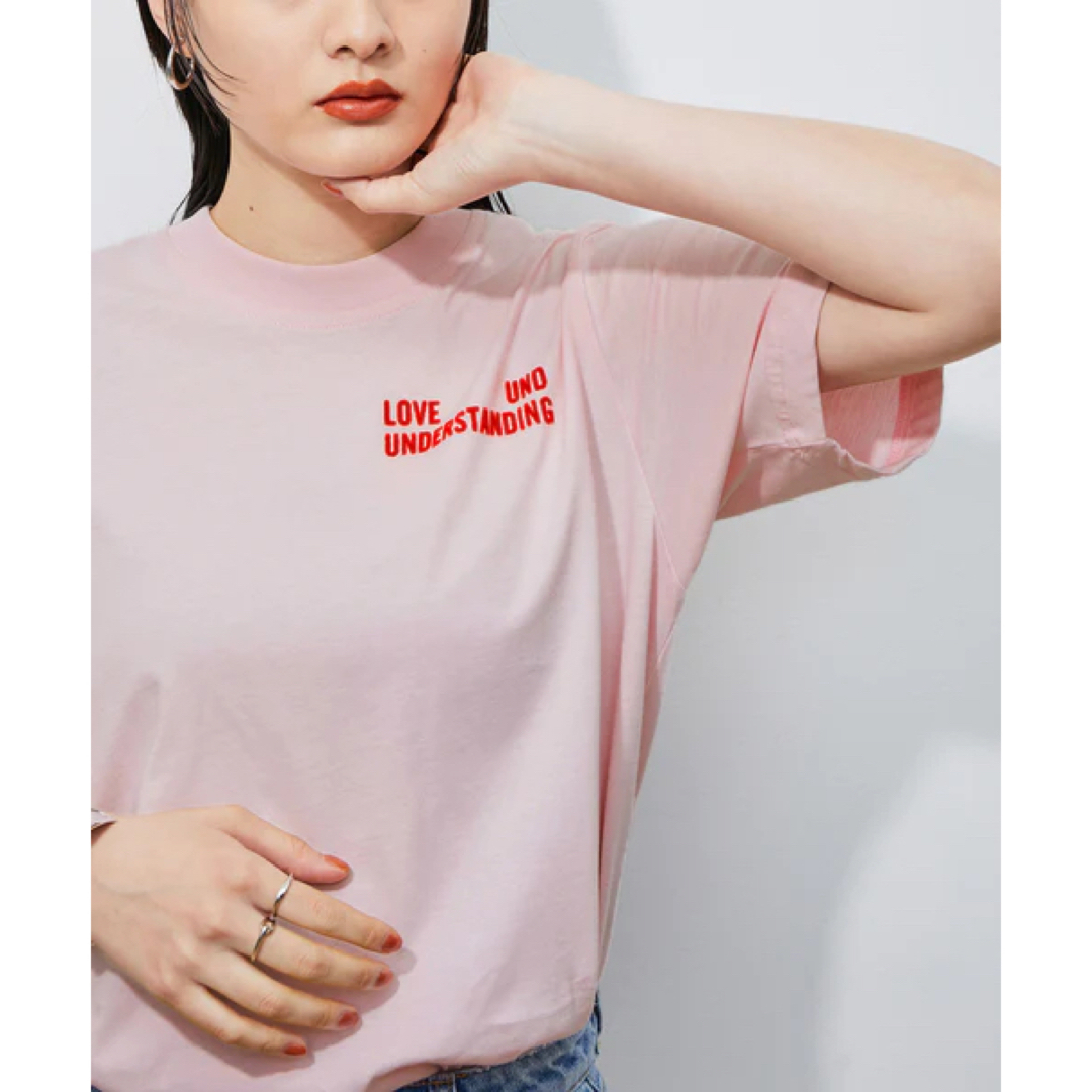 BAUM UND PFERDGARTEN(バウムウンドヘルガーデン)のBAUM UND PFERDGARTEN Love Logo TEE レディースのトップス(Tシャツ(半袖/袖なし))の商品写真