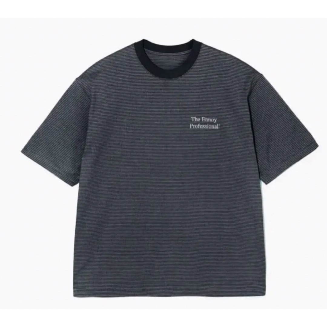 ennoy Border Tシャツ (BLACK× WHITE)