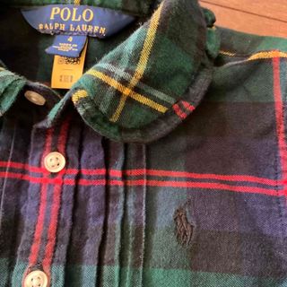 ポロラルフローレン(POLO RALPH LAUREN)のお値下げ　おすすめ♪ ポロラルフローレン　110 チェックワンピース(ワンピース)