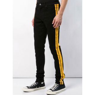 アミリ(AMIRI)の正規新品 19SS AMIRI アミリ トラックジーン デニム パンツ(デニム/ジーンズ)