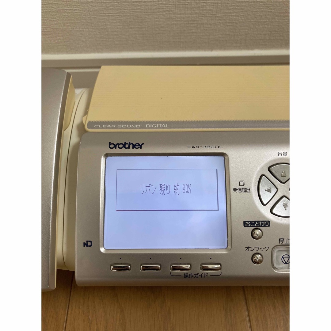 brother(ブラザー)のブラザー　FAX-380DL  普通紙ファクス　子機1台 スマホ/家電/カメラのスマホ/家電/カメラ その他(その他)の商品写真