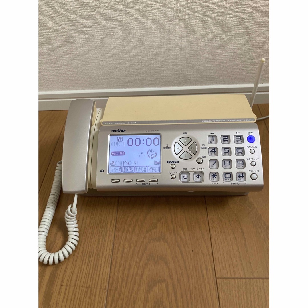 brother(ブラザー)のブラザー　FAX-380DL  普通紙ファクス　子機1台 スマホ/家電/カメラのスマホ/家電/カメラ その他(その他)の商品写真