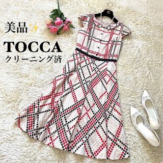 お値下げ‼️極美品♡TOCCA♡ケミカル総レースドレス♫