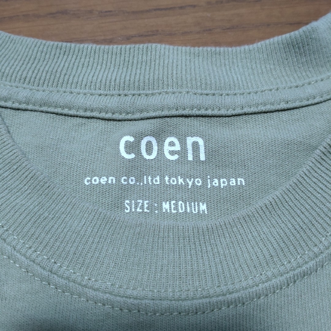 coen(コーエン)のcoen　(2枚)USAｺｯﾄﾝﾘﾗｯｸｽｼﾙｴｯﾄﾎﾟｹｯﾄTｼｬﾂ メンズのトップス(Tシャツ/カットソー(半袖/袖なし))の商品写真