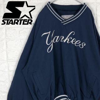 STARTER - スターター 大人気MLBヤンキース プルオーバーナイロン 刺繍