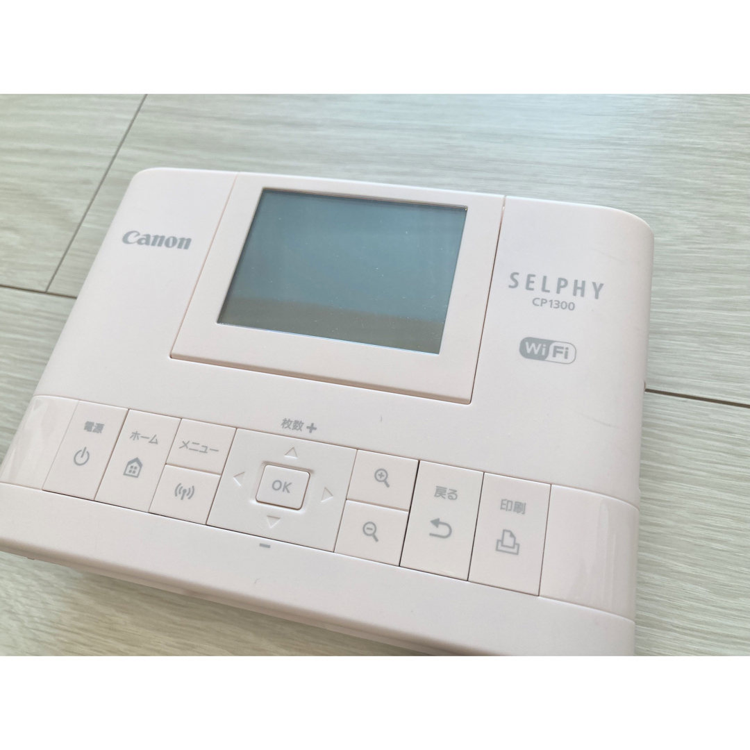 Canon(キヤノン)のCanon CP1300 SELPHY ピンク スマホ/家電/カメラのPC/タブレット(PC周辺機器)の商品写真