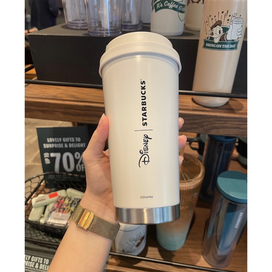 Starbucks Coffee(スターバックスコーヒー)の台湾 スターバックス 23’ディズニー Loveステンレス タンブラー  インテリア/住まい/日用品のキッチン/食器(タンブラー)の商品写真