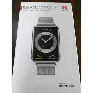 ファーウェイ(HUAWEI)の⑪スマートウォッチ　HUAWEI　WATCH　FIT2(腕時計)
