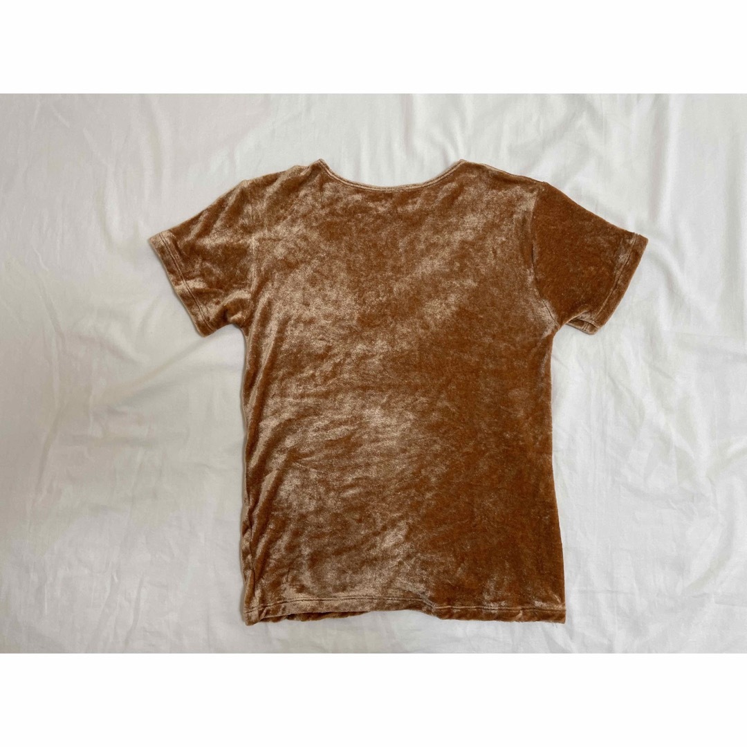 Ron Herman(ロンハーマン)のbaserange ベースレンジ オレンジ 半袖T ベロアT レディースのトップス(Tシャツ(半袖/袖なし))の商品写真