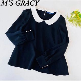 美品❤︎ M'S GRACY 　シフォンブラウス　カットソー　リボン