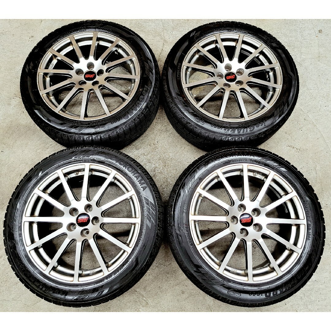 スバル レガシィ STI 純正 ホイールタイヤ ヨコハマ スタッドレス-