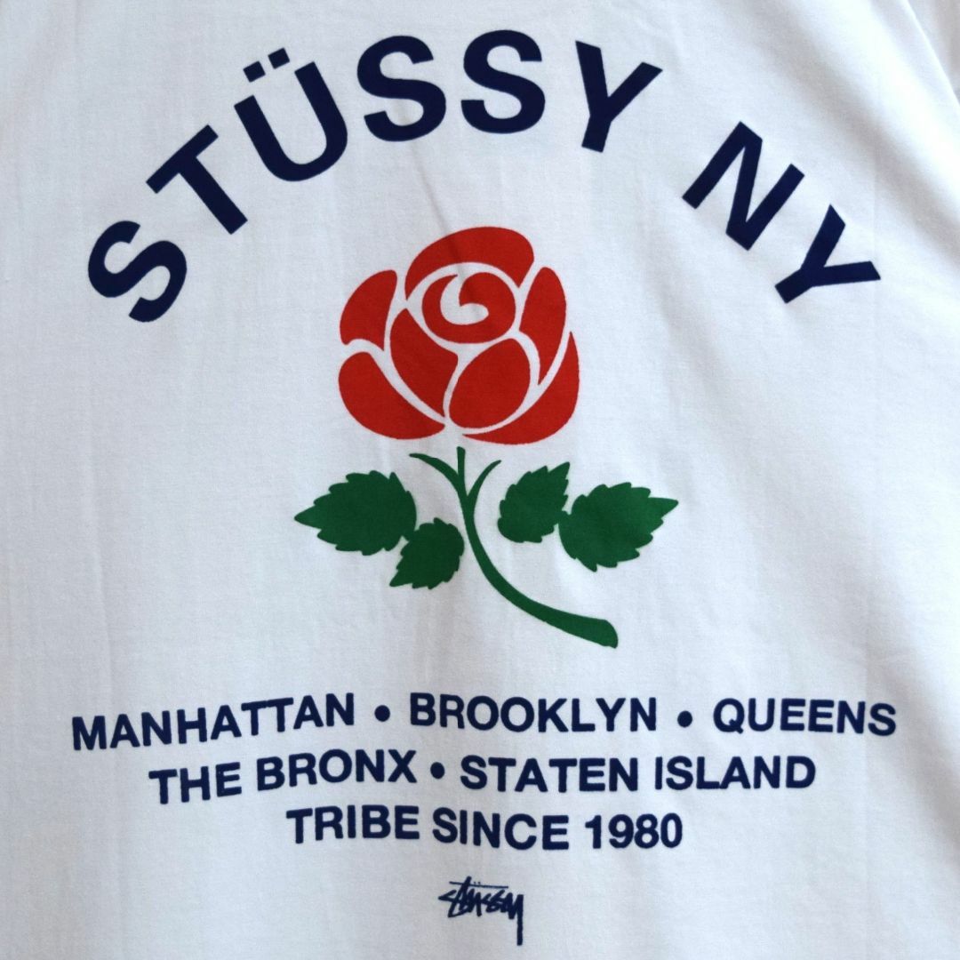 STUSSY - 《ステューシー》正規・新品タグ フラワー ホワイト XL