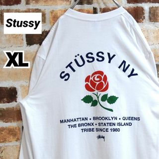 ❗️期間限定SALE❗️ステューシー BROOKLYN ROSE Tシャツ 白XL