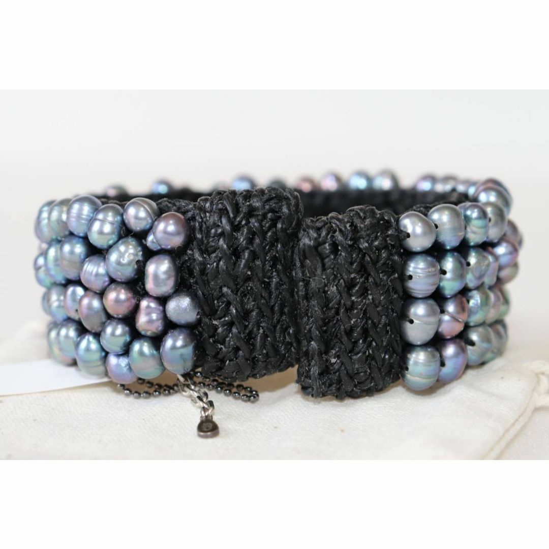 新品 本物 gunda ガンダ COIL BANGLE/PEARL/B バングル