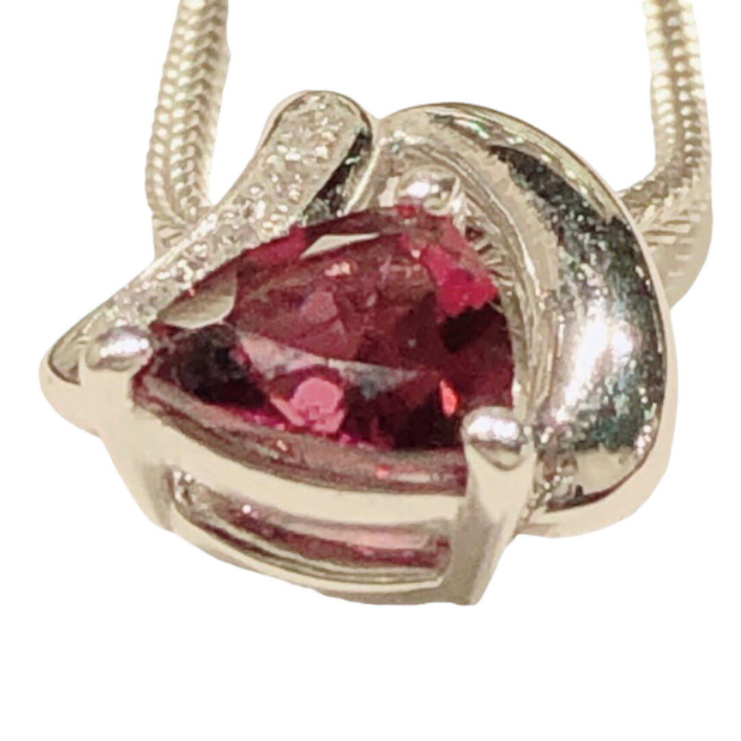 TASAKI - タサキ TASAKI Pt900/850トルマリン/ダイヤネックレス Pt900