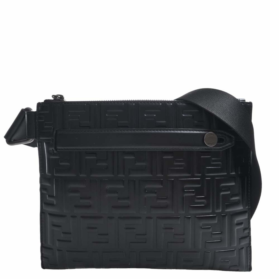 FENDI - 【中古】FENDI フェンディ エンボスレザー ズッカ柄