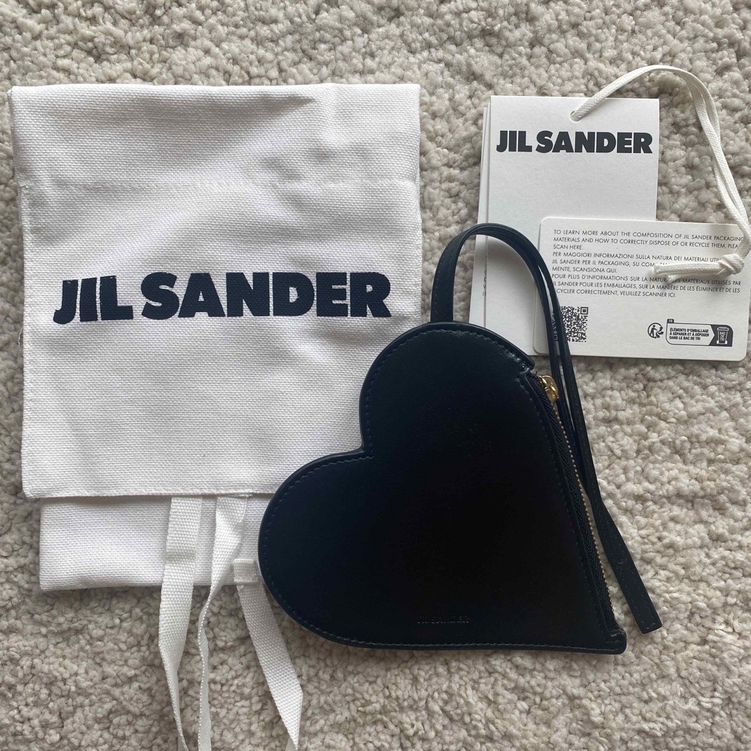 Jil Sander - 【新品未使用】JIL SANDER ハートポーチ ハートチャーム ...