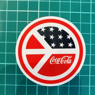 【No.52】　防水ステッカー　コカ・コーラ　コカコーラ　CocaCola(車外アクセサリ)
