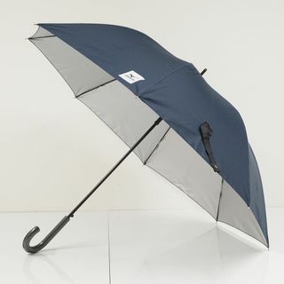 ミズノ(MIZUNO)の晴雨兼用傘 MIZUNO ミズノ USED美品 日傘 遮光 UV ネイビー ジャンプ 65cm KR A0160(傘)