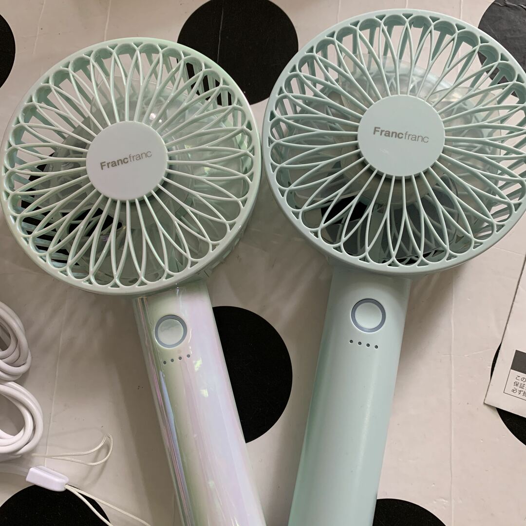 フランフラン フレハンディファン オーロラミント - 扇風機 フランフラン フレハンディファン オーロラミント - 扇風機