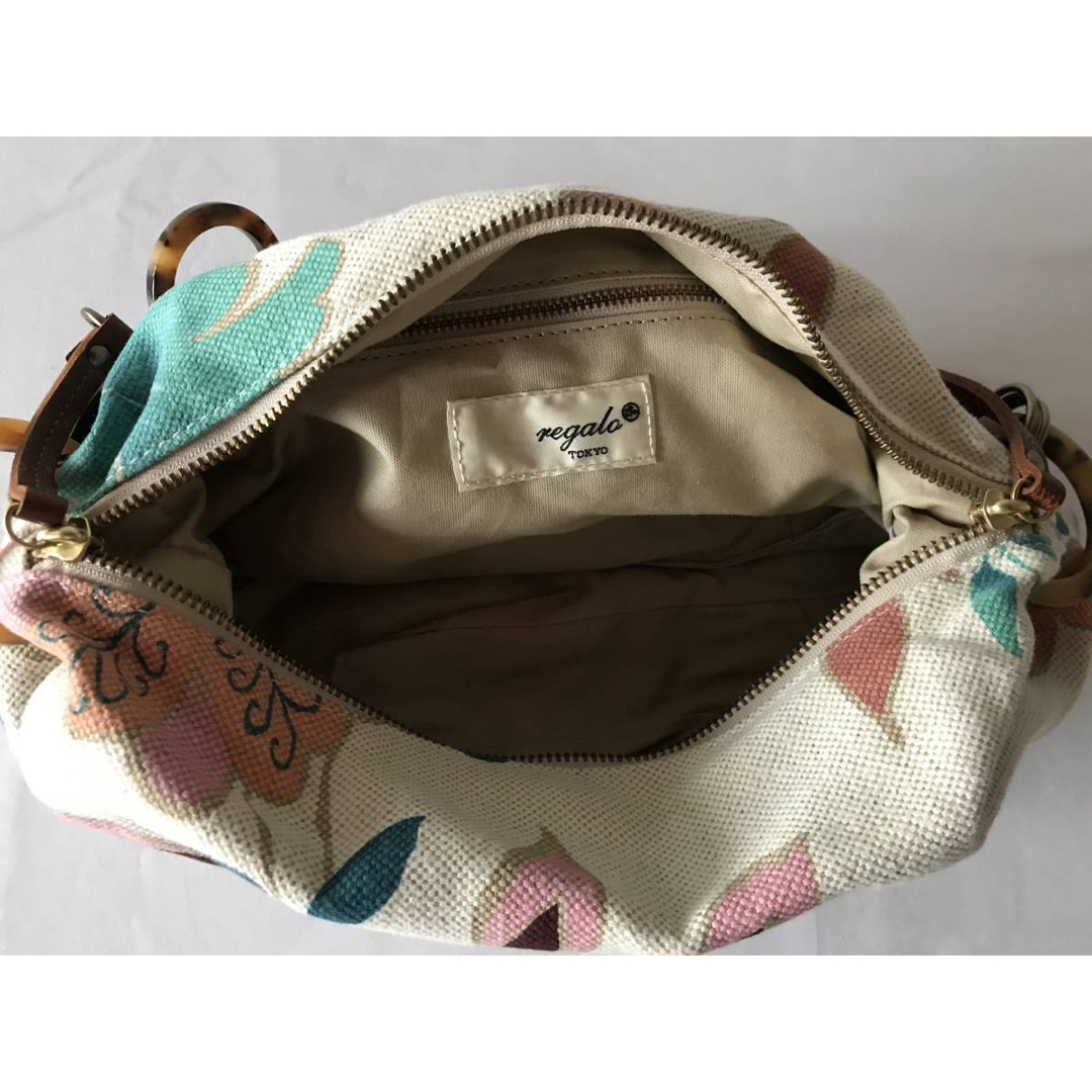 REGALO - 極美品◎REGALO TOKYOレガロ リーフ柄 リングハンドル REGALO - 極美品◎REGALO TOKYOレガロ リーフ柄 リングハンドル